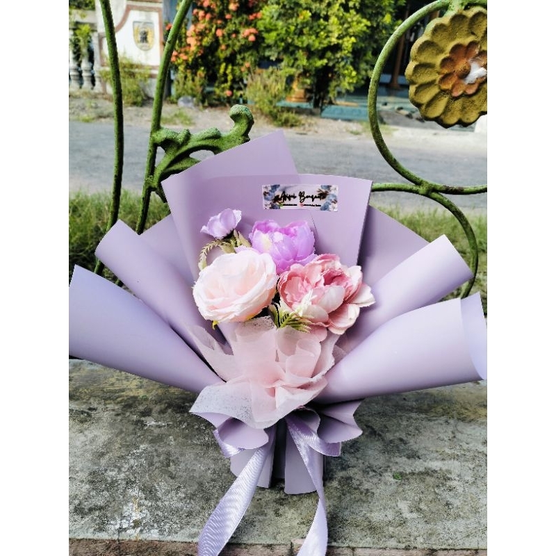 buket Bunga mini, Buket bunga artificial premium