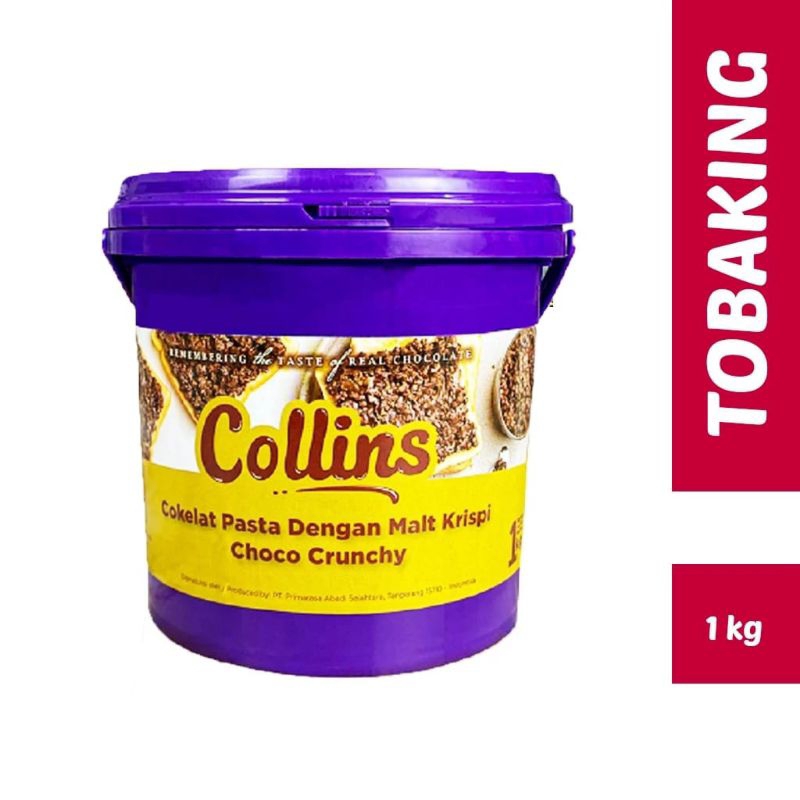 

COLLINS CHOCO CRUNCHY 1 KG PASTA COKLAT CRISPY MALT COLINS COLIN