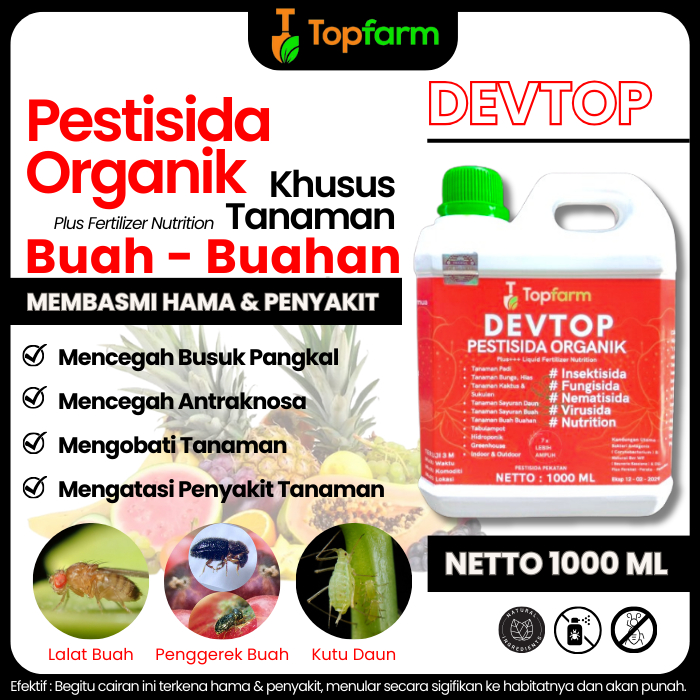 Obat Hama Buah Buahan / Pestisida Tanaman Buah / Pestisida Pengusir Lalat / Pestisida Untuk Lalat Bu