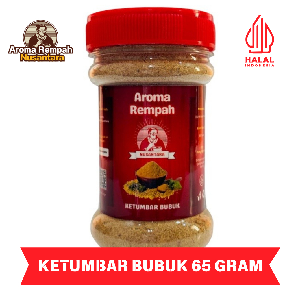 

Aroma Rempah Nusantara - Ketumbar Bubuk 65gr - Bumbu Masak Dapur Coriander Powder Premium Murni