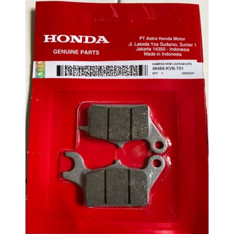 Dispad Kampas Rem Depan Vario CBS Vario 110