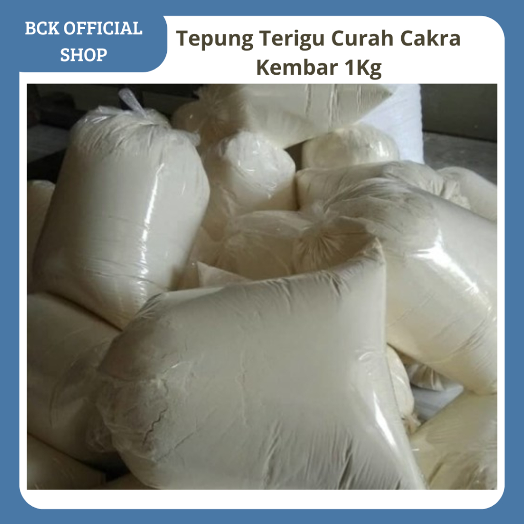 

Tepung Terigu Curah Cakra Kembar 1Kg