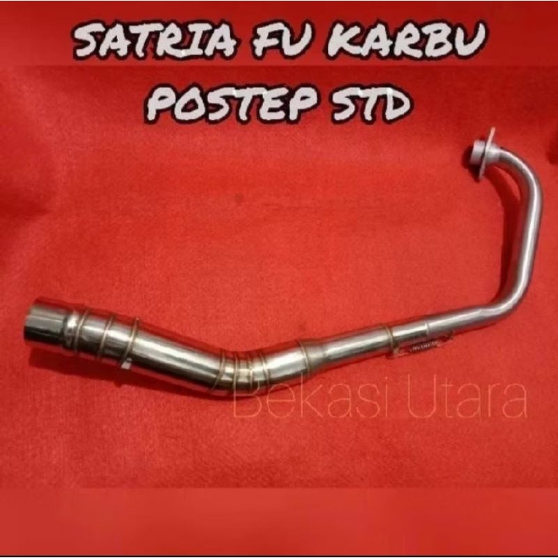 LEHER KNALPOT RACING buat motor satria fu