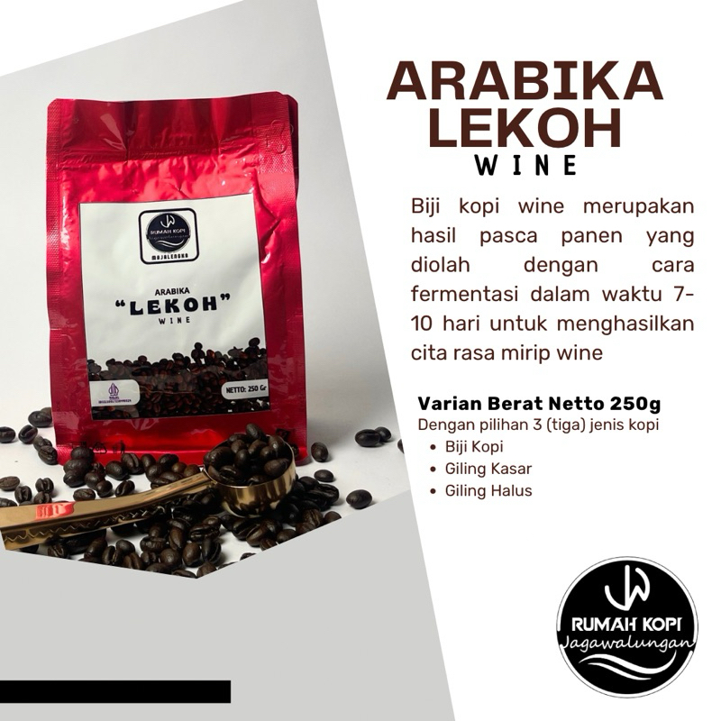 

Arabika Lekoh Wine Jagawalungan Coffee