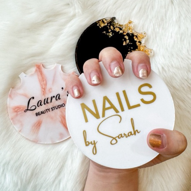 [CUSTOM] palette nailart | Resin Palette | Tatakan Nailart| Prop foto nailart | Resin coaster | Coas