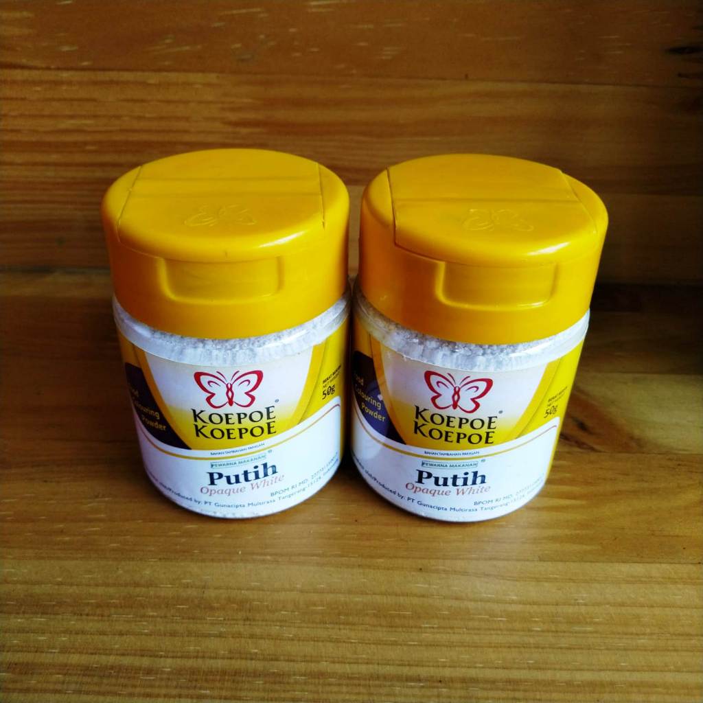 

Koepoe Koepoe Opaque White / Pewarna Makanan Putih 50gr