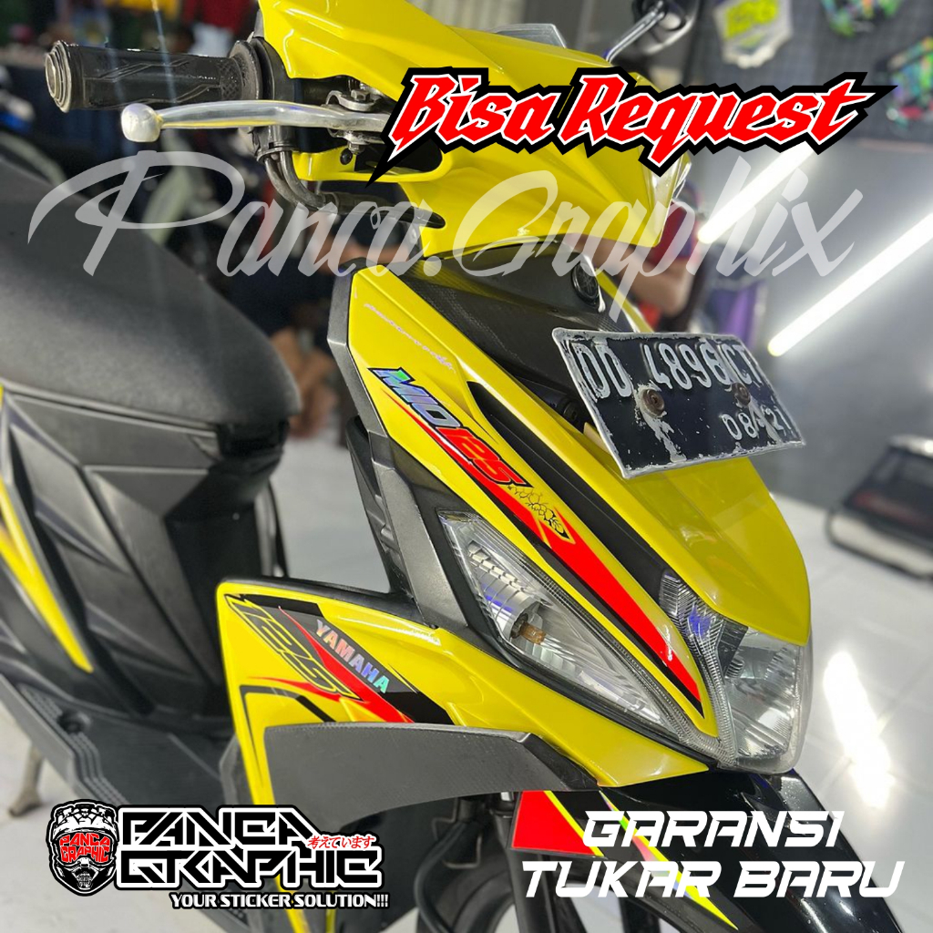 Sticker Striping Mio M3 Mio Z Mio 125 Keren Terbaru - Decal Stiker Setriping Variasi List Motor KOMB