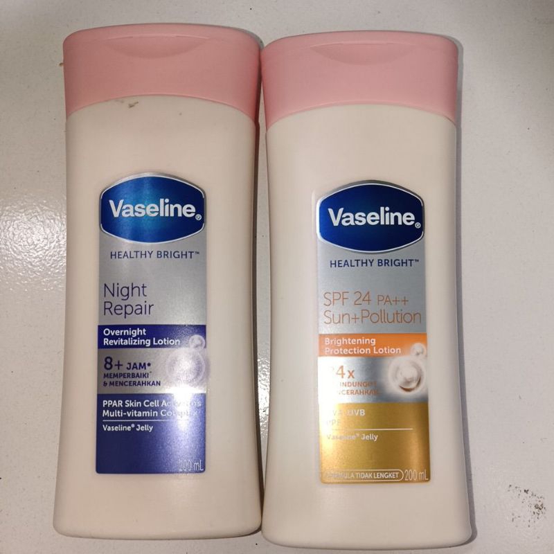 Vaseline SPF 24 + Vaseline Night 200ml