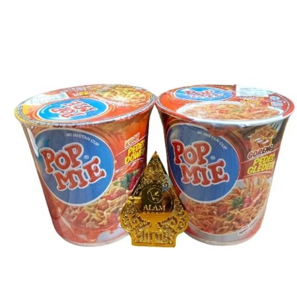 

Pop Mie Besar Goreng Pedas Gledek dan Kuah Pedas Dower 75g