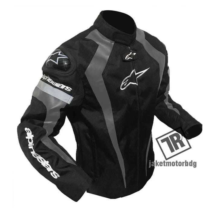 (TERBARU) Jacket Motor Touring / Jaket Protector Alpinestar Hitam Merah