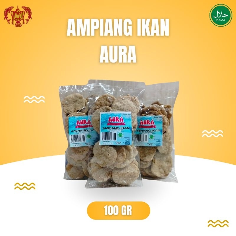 

Ampiang Ikan khas Bangka cap Aura, 100gr