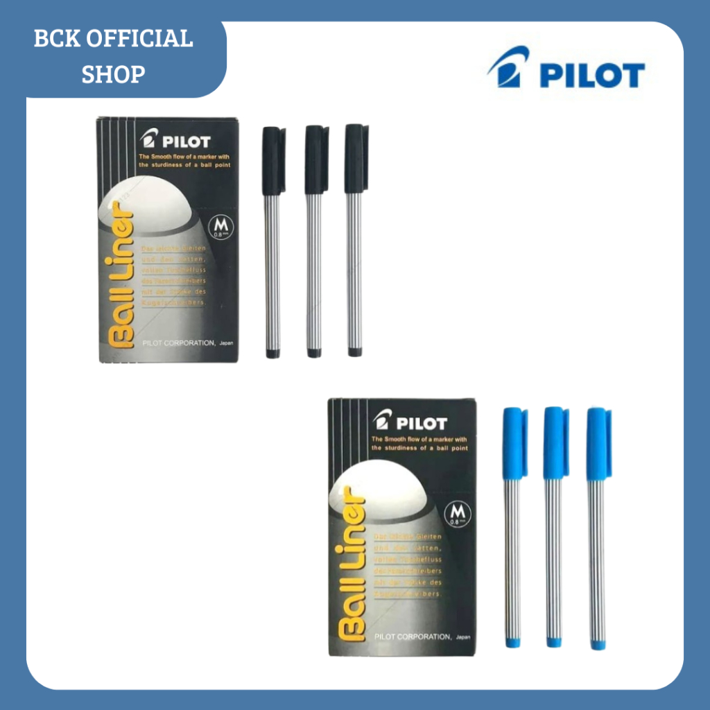 

Ball Pen Pilot Ball Liner 0.8 mm - Black - Blue (DUS)