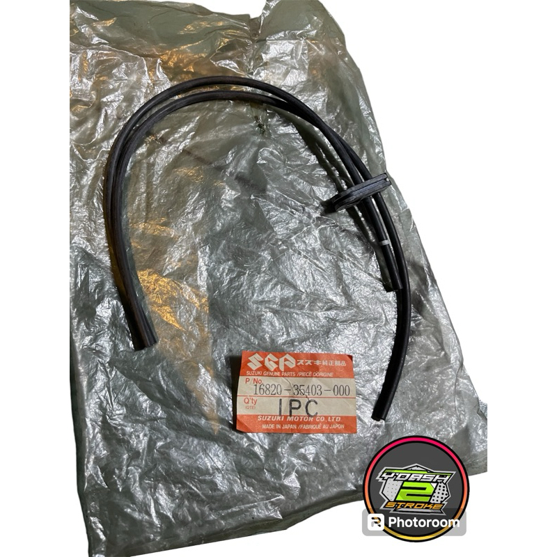 selang cabang pompa oli samping suzuki rc 80 rc 100 tornado crystal original sgp japan