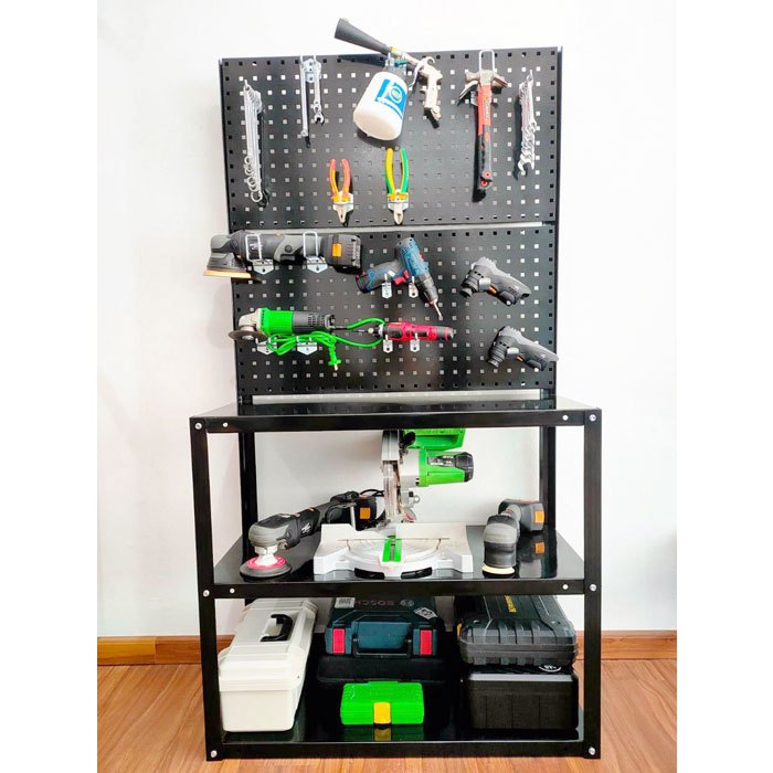 Pegboard Detailing Rak Peralatan Salon Mobil Multifungsi