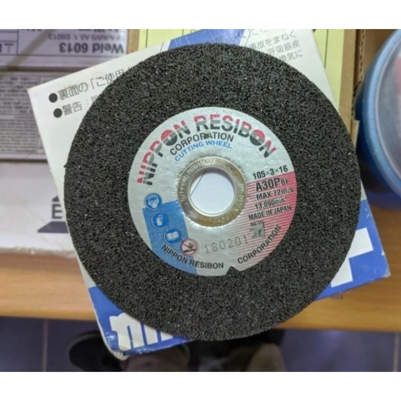 Batu Gerinda Potong Nippon Resibon 4 inch x 3 x 16mm