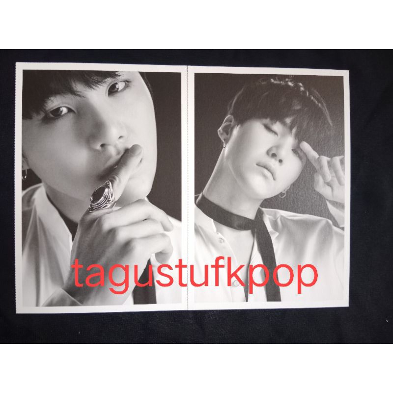 mini poster suga bts wings official