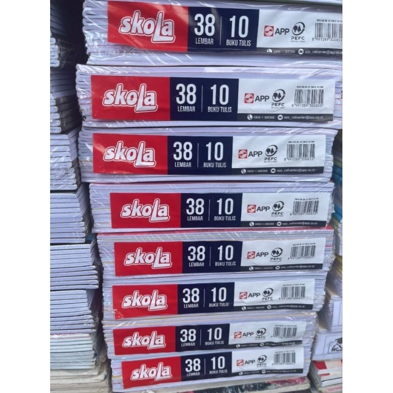 

Buku tulis Skola 38 lembar isi 10 buku By SIDU Sinar Dunia