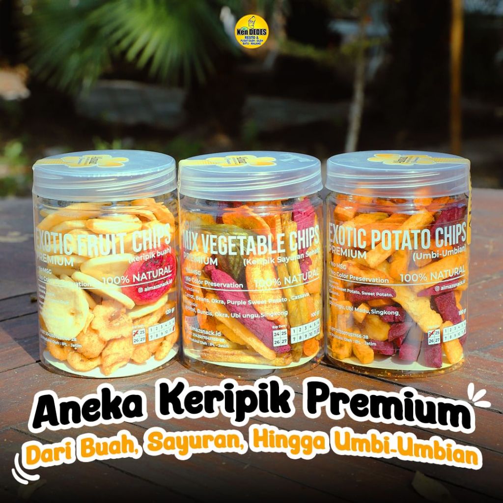 

KERIPIK BUAH MIX TOPLES 100GR / Snack Cemilan Sehat Keripik Buah & Sayur (100gr) BY Almaz Indonesia