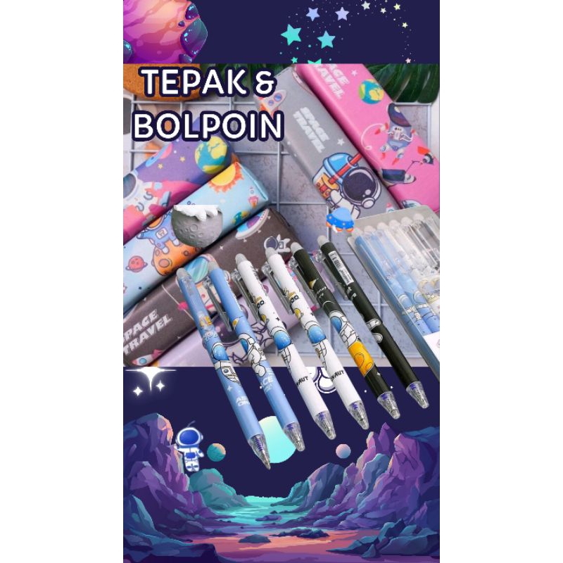 

tempat pensil astronot tepak pensil kotak pensil