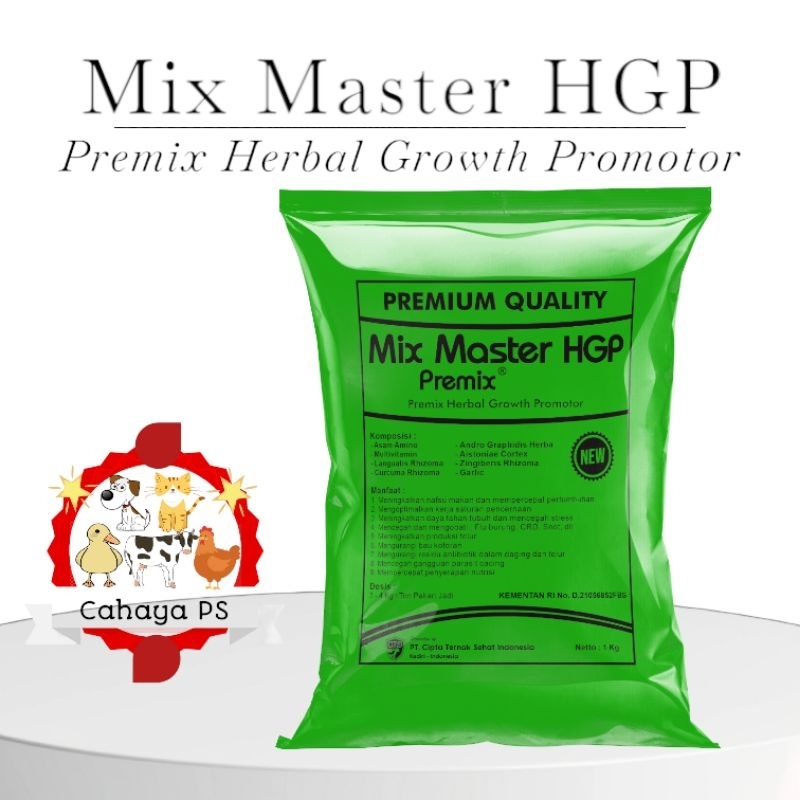 Mix Master HGP | Premix Herbal untuk Unggas