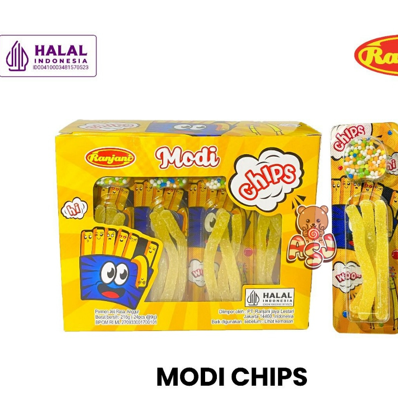 

PERMEN MODI CHIPS ISI 24 X 9 GR