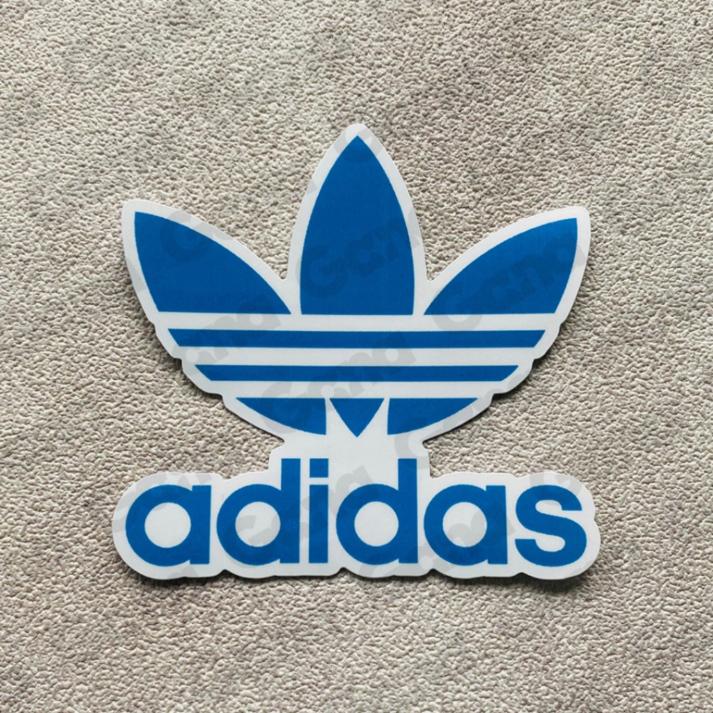 

Stiker Brand Adidas Trefoil Stiker Logo Brand Distro Sticker Pack Aesthetic Band Custom Laptop Hp