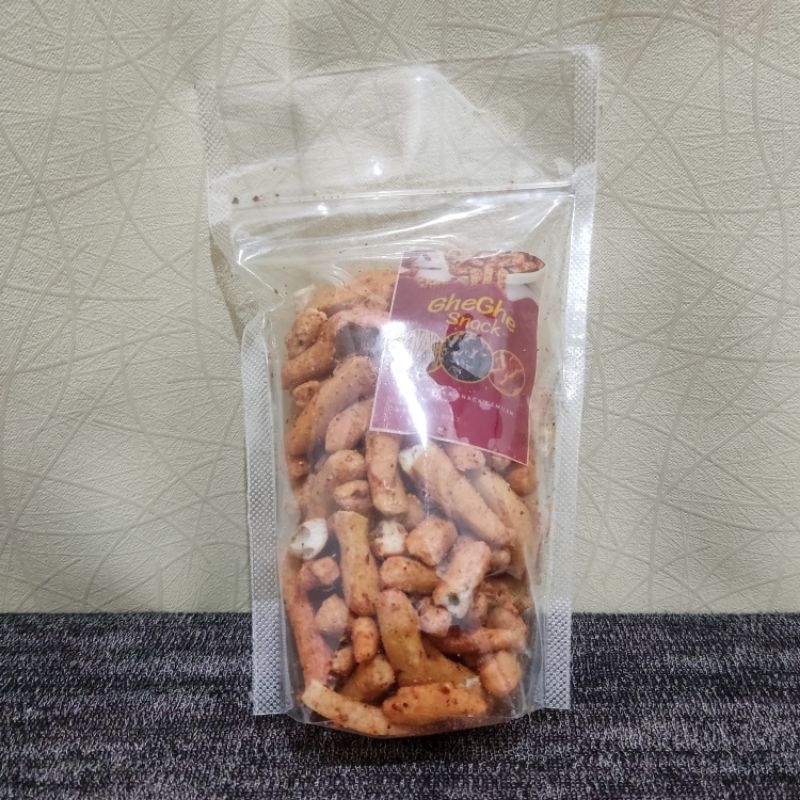 

BASRENG PEDAS DAUN JERUK 150 GR | SNACK CAMILAN KERIPIK ECERAN