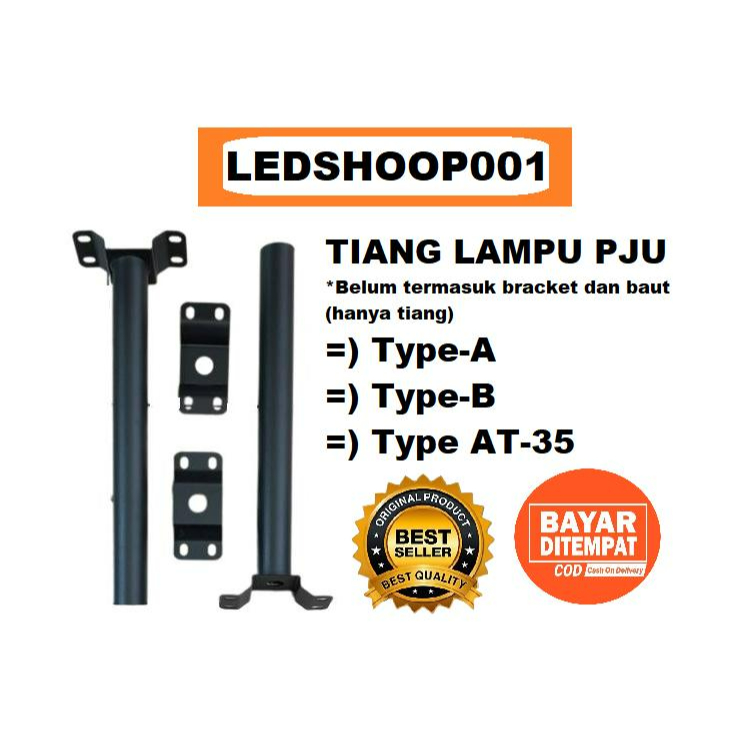 TIANG BRACKET LAMPU PJU LED / BRACKET TIANG LAMPU JALAN
