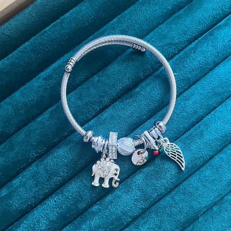 PANDORA | GELANG MOTIF PANDORA | GELANG STAINLESS STEEL | gelang cantik motif pandora gelang pandora