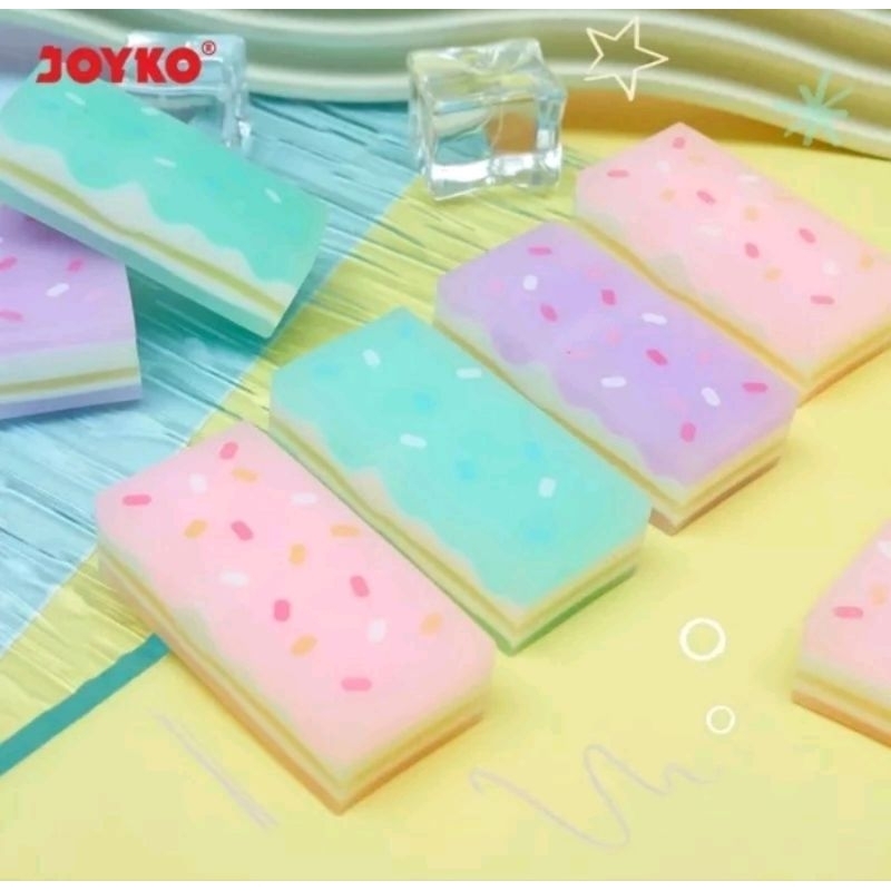 

ERT-133 Penghapus Pensil Eraser Joyko Mousse Cake