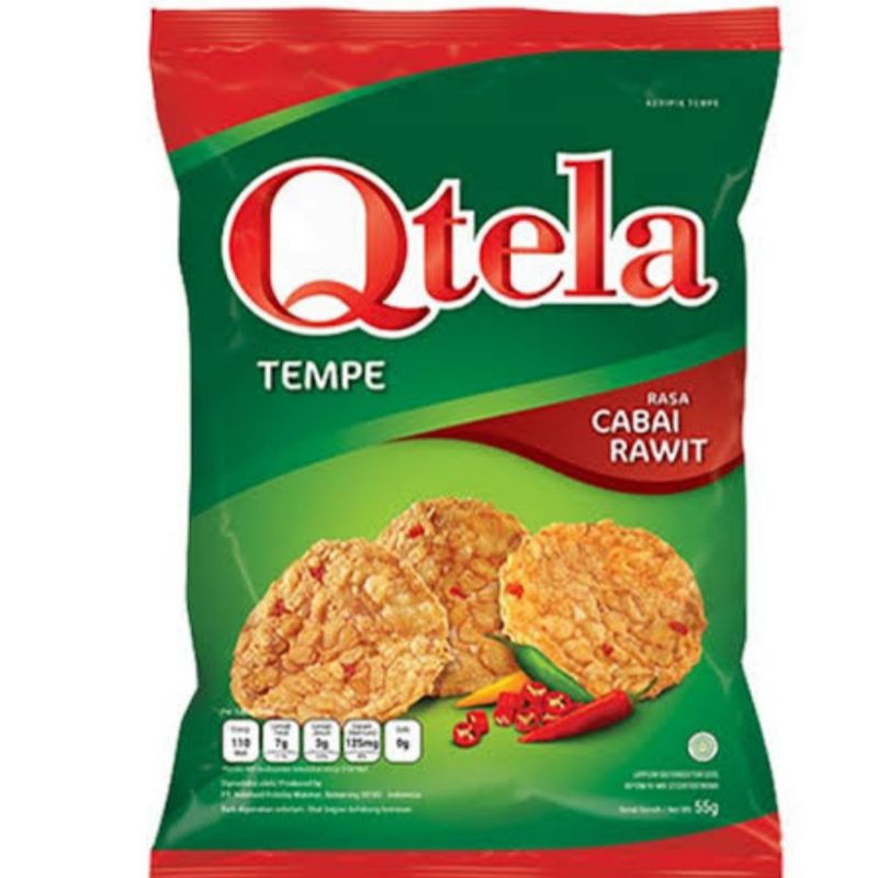 

Qtela Keripik Tempe Cabai Rawit 55 g