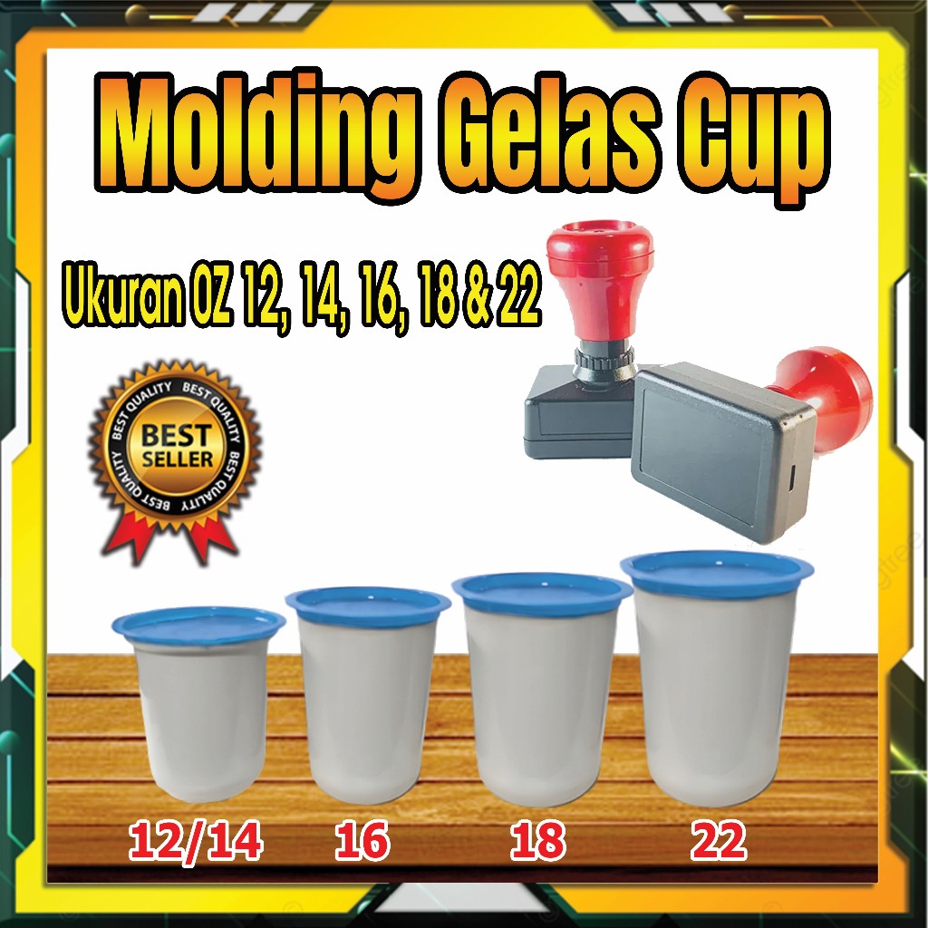 

MODUL / MOLDING / TATAKAN UNTUK STEMPEL CUP