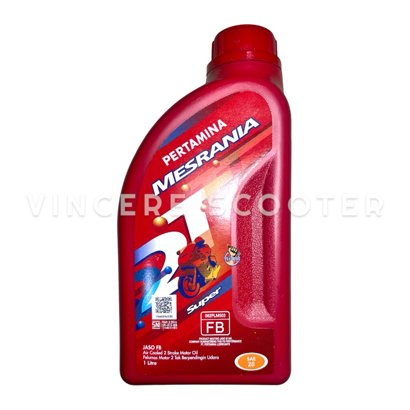 Oli Samping Pisah Mesran Super 2T Vespa Lambretta Ninja RX King