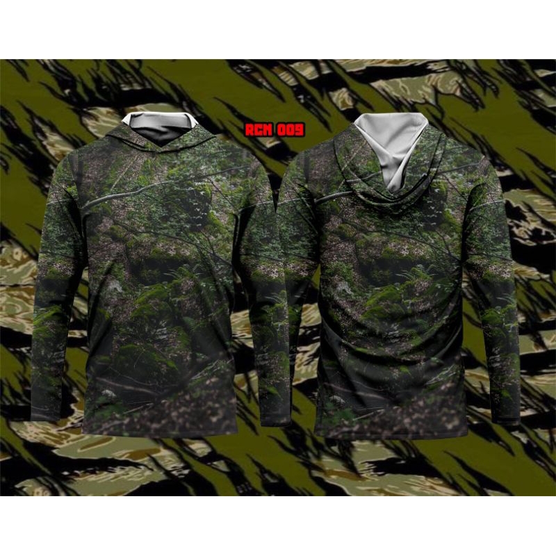 Jersey camo berburu / baju camo berburu / jersey camo berburu natural || RCM-009