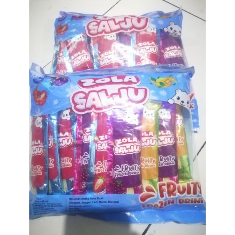 

Es Zola salju fruity Frozen drink isi 20 pcs