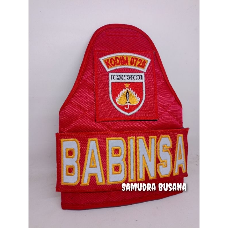 ban lengan babinsa full perekat bisa custem logo Kodam dan kodim