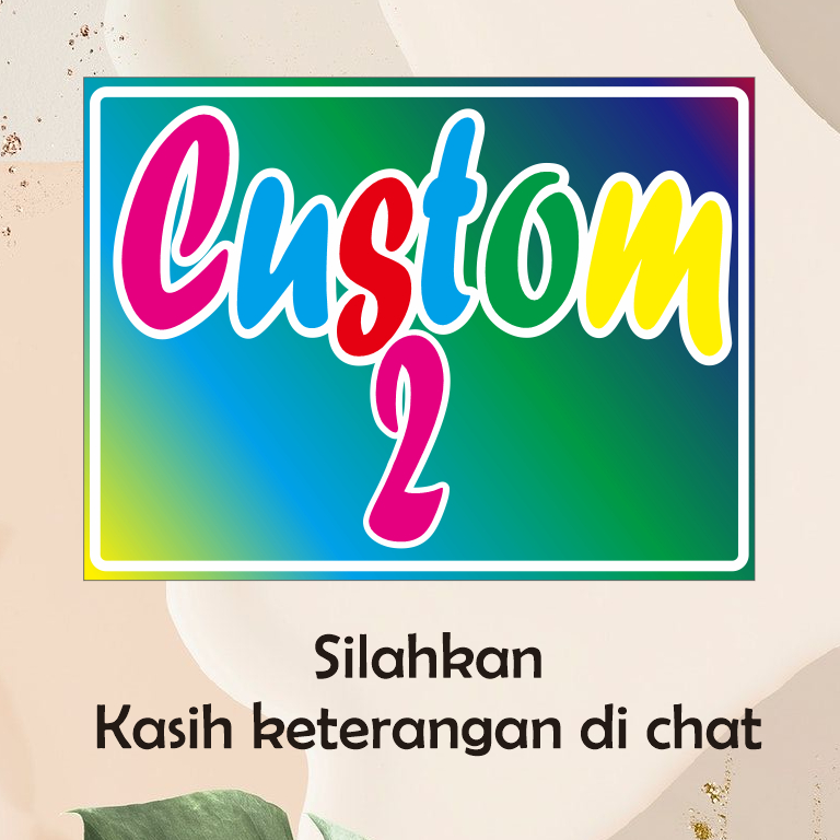

stiker desain dan ukuran custom versi 2