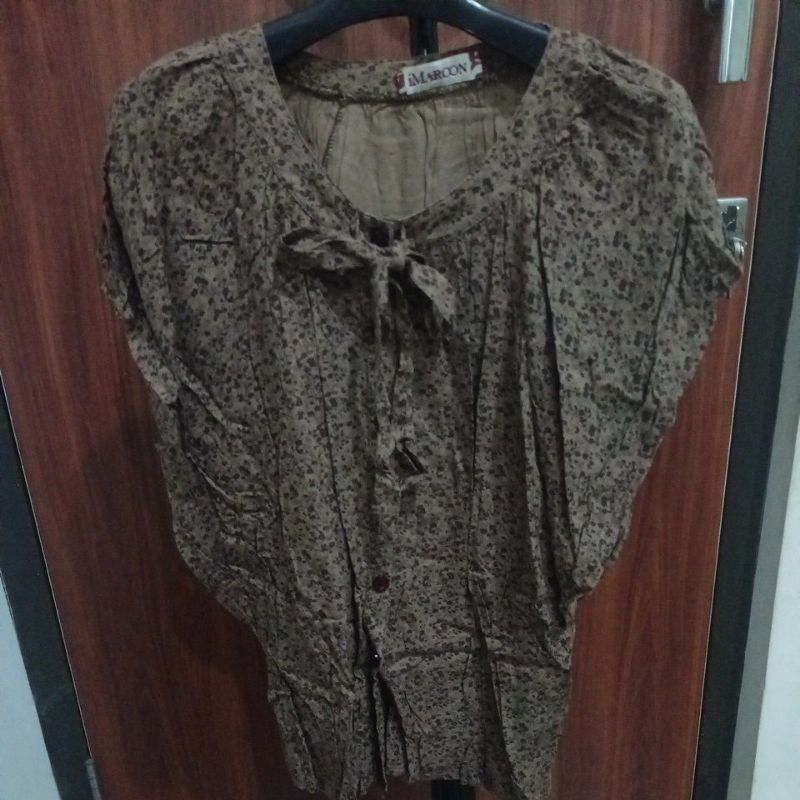 Blouse kalong imaroon all size