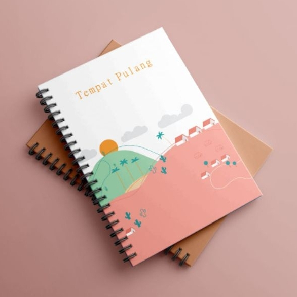 

BUKU TULIS NOTEBOOK SPIRAL UKURAN A6 / BUKU CATATAN RING / BUKU TULIS NOTEBOOK