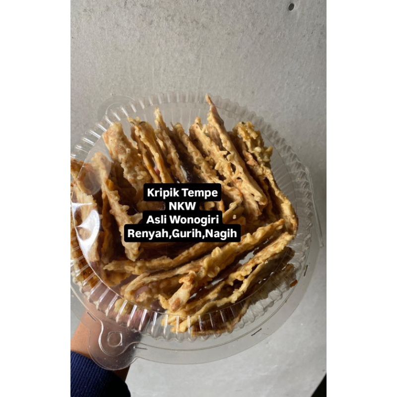 

Keripik Kerupuk Tempe Premium 600g Tempe Keripik Grade A++
