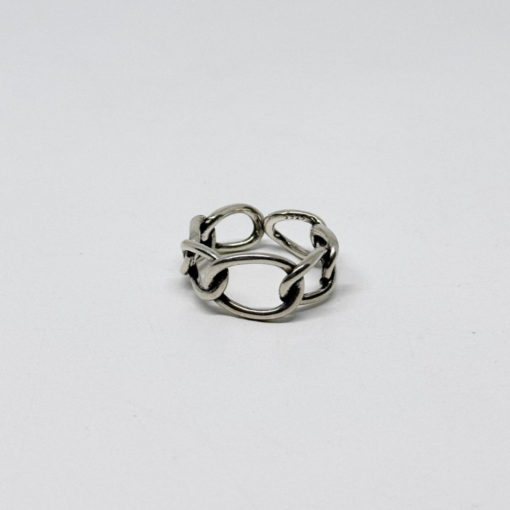 ORION Ring / cincin lapisan silver / cincin unisex / cincin chain / cincin bulky edgy
