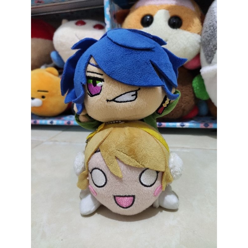 paket boneka gantungan kunci ganci nesoberi anime love live koizumi hypnosis mic dice arisugawa