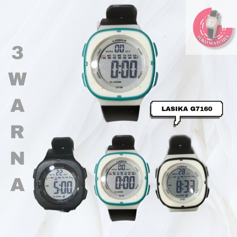 TOKO WATCHES - (ORI) JAM TANGAN PRIA LASIKA G7160 ANTI AIR (TERMASUK BOX)