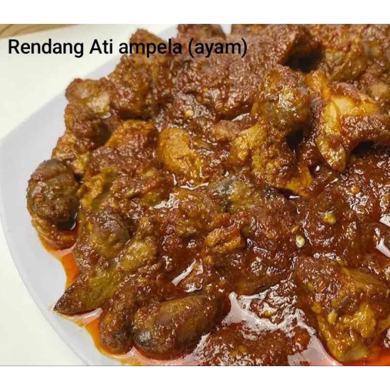 

RENDANG ATI AMPELA (ayam) 250 gram