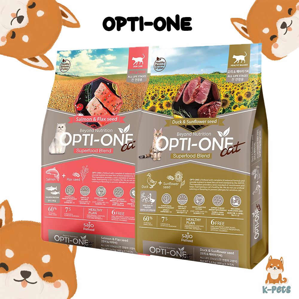 Opti-One Organic Cat Food Makanan  Kering Kucing