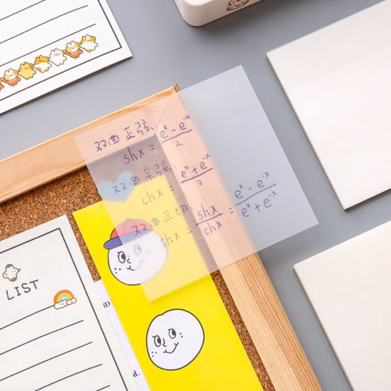 

HEBOH Sticky Note TRANSPARAN anti air tahan air