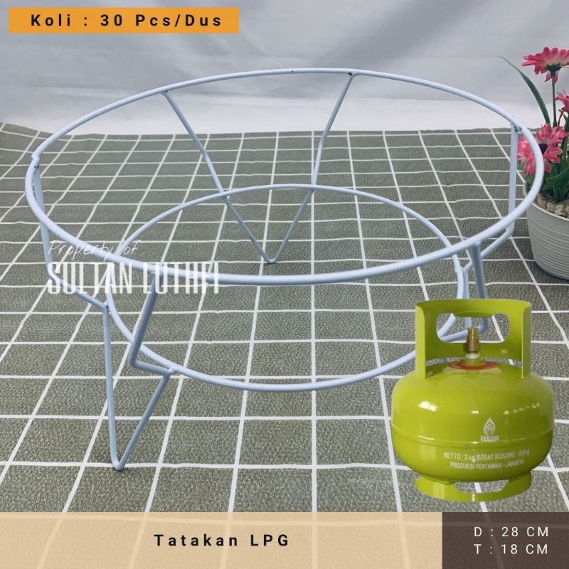 Rak LPG 3kg / Tatakan Tabung Gas / Dudukan Gas LPG