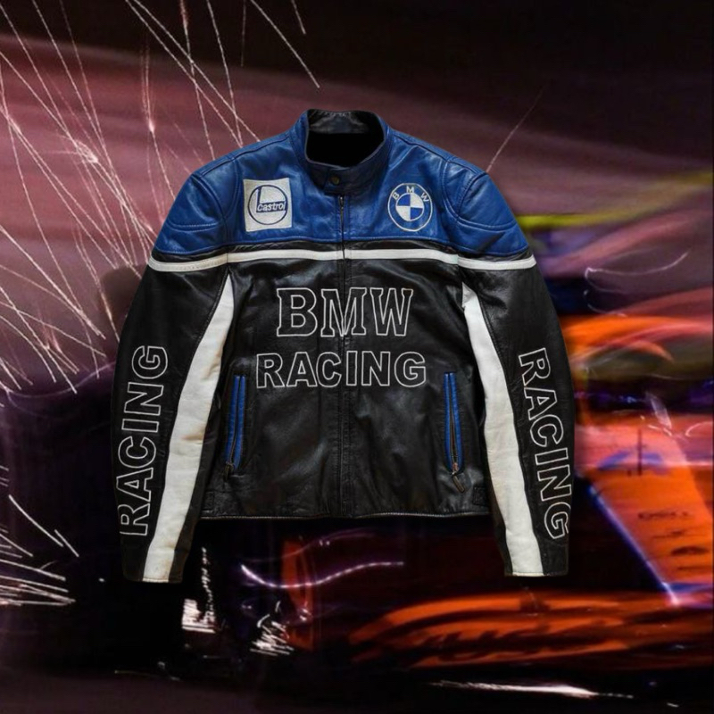 IAMYOURQL - BMW Racing 02 Race Jacket Leather