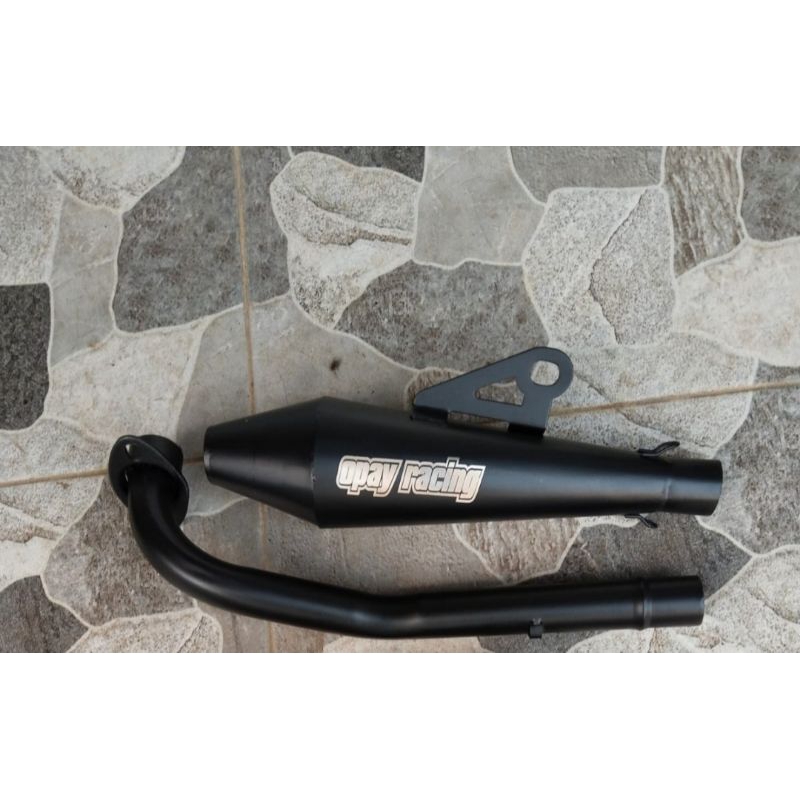 knalpot racing BMX cub hitam free laser nama Mio Beat Vario Jupiter Supra Vega karisma Shogun smash 