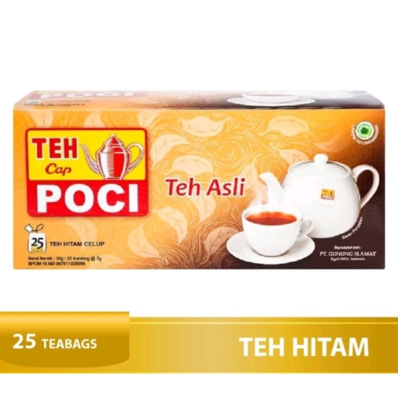 

Teh Celup Poci isi 25 / tea bag / teh hitam / black tea